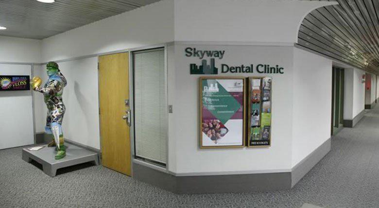 Building Interior: Outside of our dental clinic